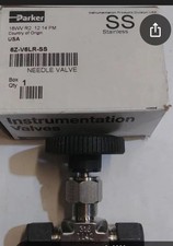 🔥💥Parker 3/8", 316 Stainless 6Z-V6LR-SS Needle Valve, V-Series, 5000 PSI. 💥🔥