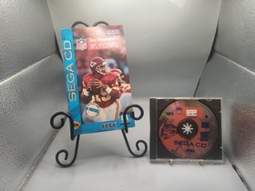 Joe Montana's NFL Football (Sega CD, 1993) Manual & Disc Free Shipping 