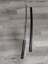Real Vintage Japanese Samurai Katana Sword With Scabbard
