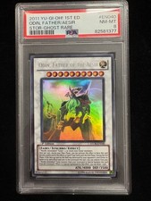 Yu-Gi-Oh PSA8 Odin Father of the Aesir STOR-EN040 Ghost Rare 2011 English