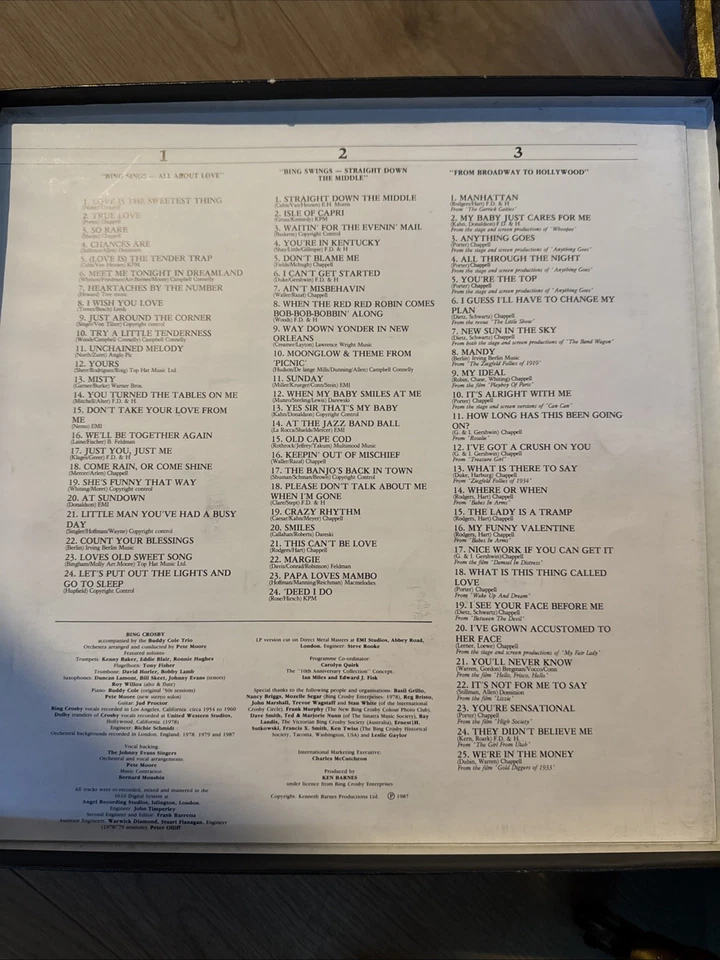 Bing Crosby Tenth Anniversary Collection (X3 Cassette Tapes) - Image 2 of 4