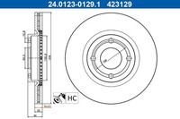 Bremsscheibe Vorne Ate 240123 01291 FÜR Ford Bremsscheiben Scheibenbremse
