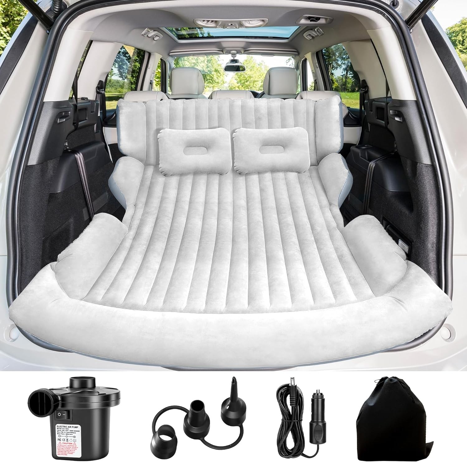 SUV Air Mattress, Thickened Car Air Mattress, SUV Mattress for Truck, Double