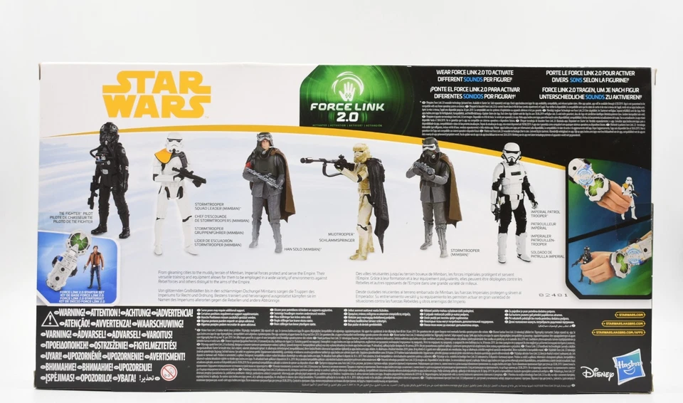 Star Wars Force Link 2.0 - Stormtrooper Mimban Squad Action Figure 6-Pack - Image 2 of 2