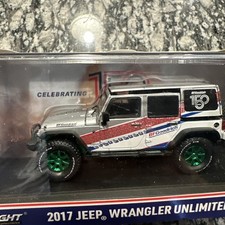 GREENLIGHT 2017 Jeep Wrangler Unlimited 150th BF Goodrich 1:43 Green CHASE