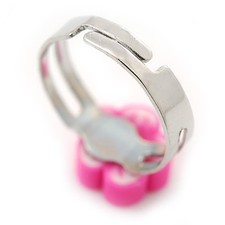 JUKOTA Set De 20 Anillos Ajustables Para Niñas – Joyas De Juguete Con Diseños De Corazón, Estrella Y Flor, Regalo Ideal