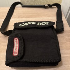 Vintage Nintendo Original Game Boy Black Carrying Case Bag Pouch 1989
