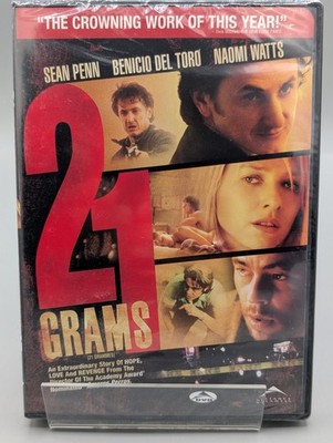 21 Grams, 2003, Widescreen Drama Thriller Naomi Watts Benicio Del Toro, New  
