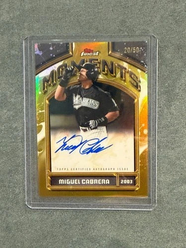 2026 Topps Finest Miguel Cabrera Base (RAW)