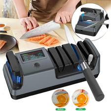 5 in 1 Electric Knife Sharpener-3 Rotational Speed Adjustable Knife Sharpener