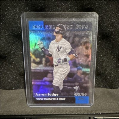Topps 2025 Series 1 2024 Greatest Hits Aaron Judge Yankees GH-1 Blue /150