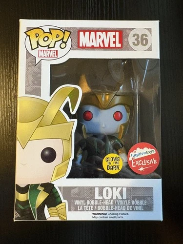 Funko Pop! Vinyl: Marvel Loki Frost Giant Glow GiD Fugitive Toys Exclusive #36