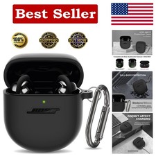 Earbuds Charging Case for -Quiet Comfort II QC Ultra Black Airpods Earphones