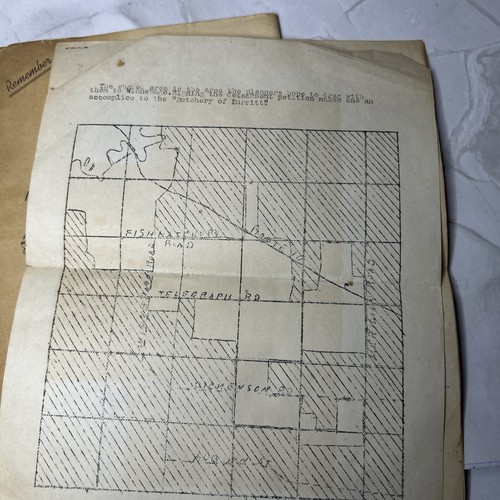 1954 School District No 321 Breakup Paperwork for Winnebago County Il. f - Picture 13 of 14