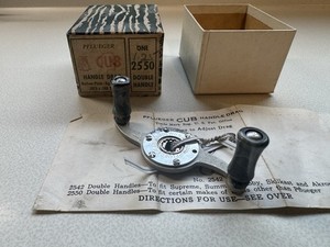 Pflueger Cub Handle Drag Double Handle No. 2550 With Box And Paperwork