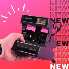 Custom camera, polaroid 636 autofocus instant film camera   perfect gift for