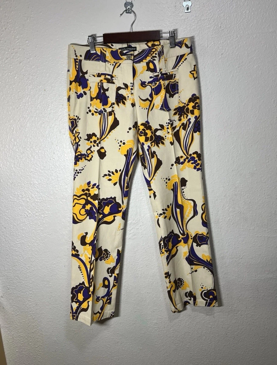 Dolce&Gabbana Gold Pants for Women for sale | eBay