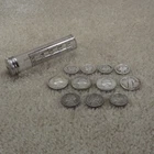 US Silver Coin Lot 90% Silver Quarters Standing Liberty Dimes & 35% War Nickels