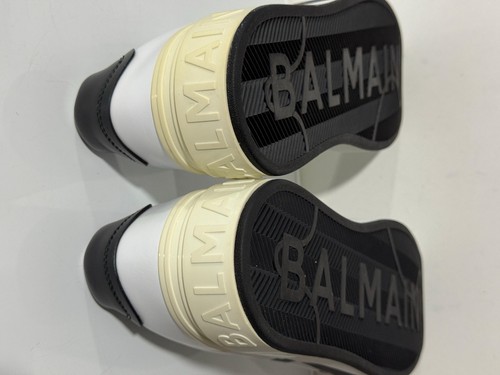 Balmain Men's B-Court White Sneakers Size 10 US - Picture 17 of 18