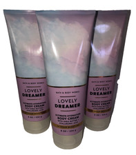 3 Bath  Body Works LOVELY DREAMER Body Cream Ultimate Hydration Shea