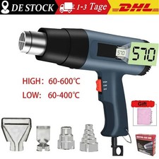 Digital Heißluftpistole Heißluftgebläse Heißluftfön Heißluft LCD-Bildschirm 2 kW
