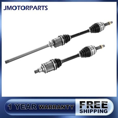 Pair Front CV Axle For 2008-2013 Toyota Highlander GAS V6-3.5L All Wheel Drive