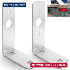 2 Pcs Trailer Light Brackets L Shape Tail Light Mounting Bracket Galvanized L Sh