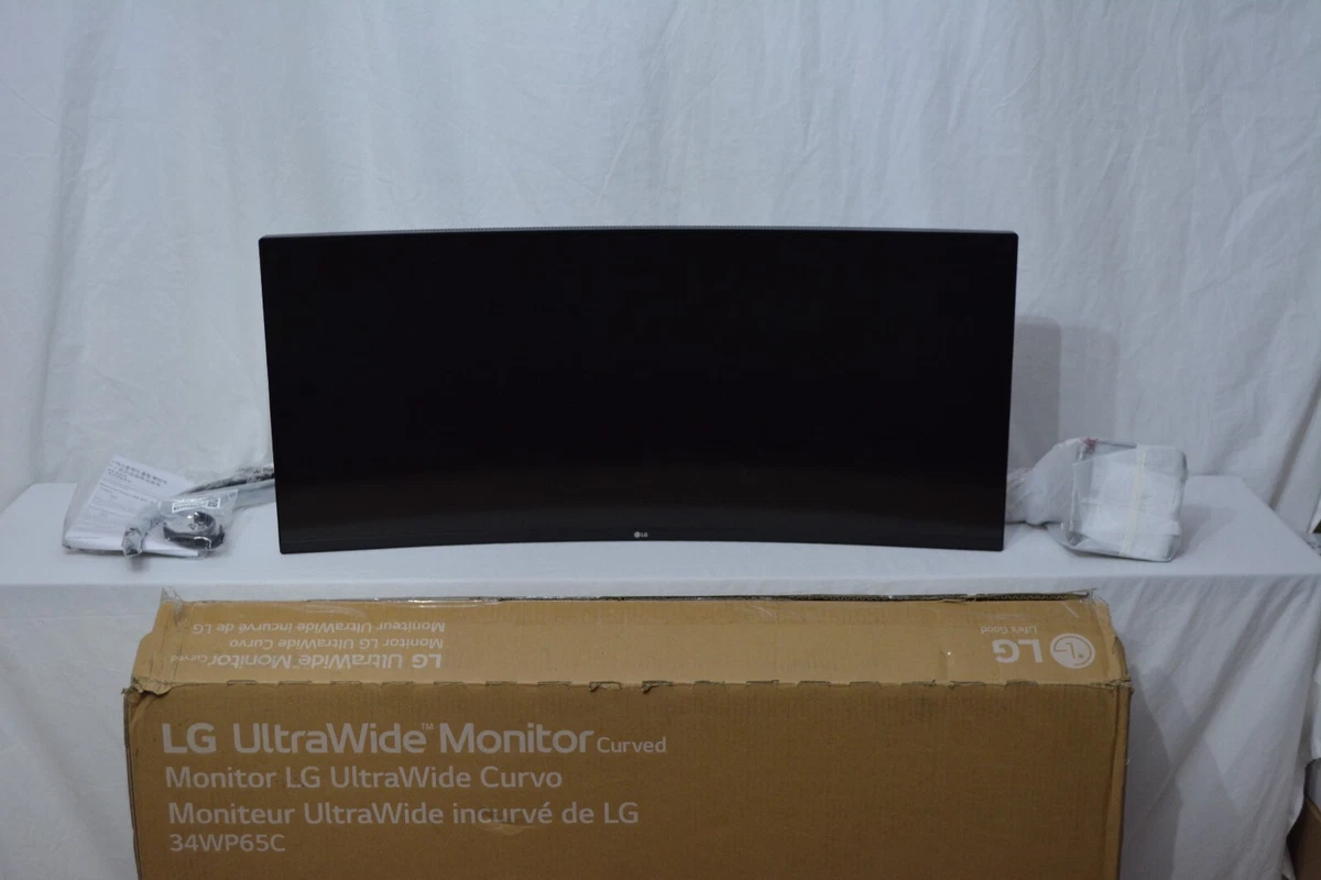 LG UltraWide QHD 34-Inch Computer Monitor 34WP65C-B