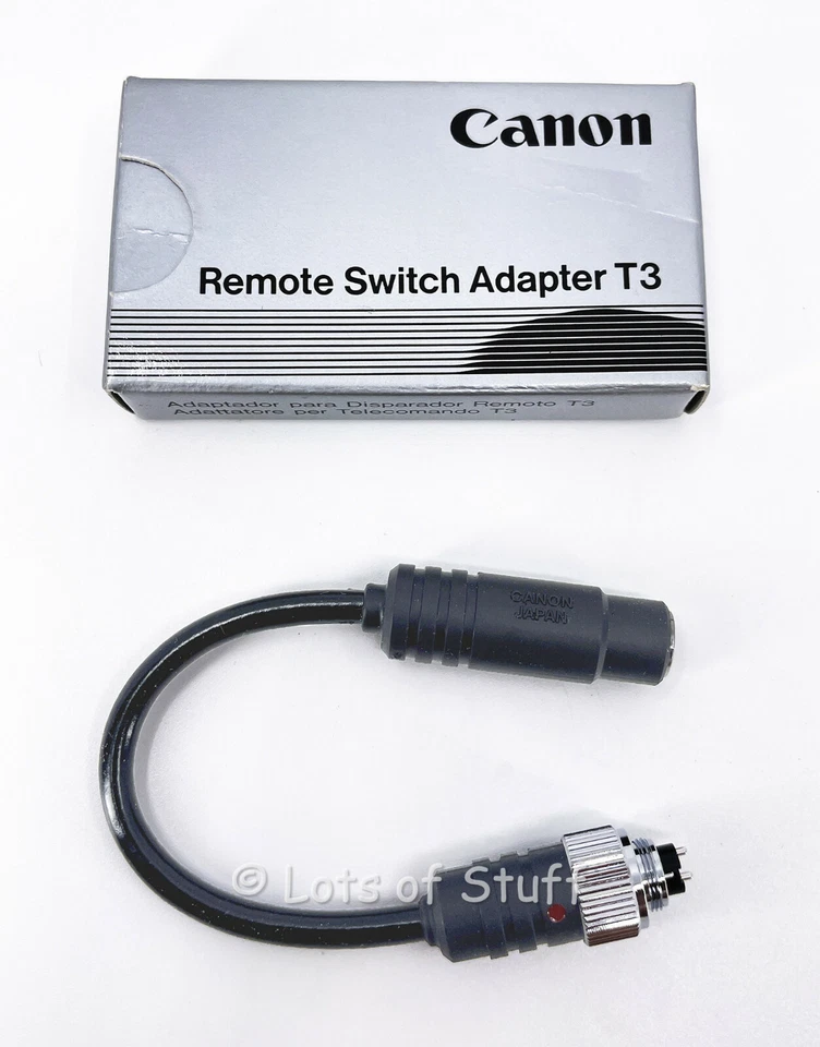 Paramount Sync Cord Cat # CM3 Miniphone to Submini 3 Ft NOS W/ New Canon T3 - Image 3 of 3