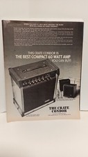 CRATE CONDOR GUITAR AMPLIFIERS    1981    10x8- PRINT AD. t4