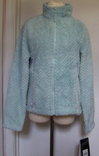 Girls Swiss Alps Canal Blue Fleece Jacket M 10-12