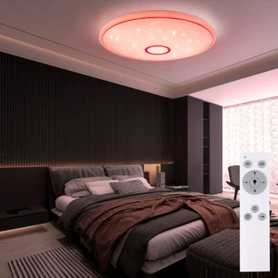 GLOBO Deckenleuchte Deckenlampe Flurlampe App Timer Fernbedienung Google Smart RGB LED