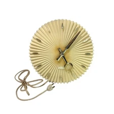 Spartus MCM Wall Clock Made in USA Plastic Electric Plug Wall Clock 10.25" Diame