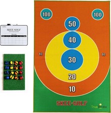 Skee Golf Chipping Game   6ft x 4ft Sticky Golf Game for Kids and Adults