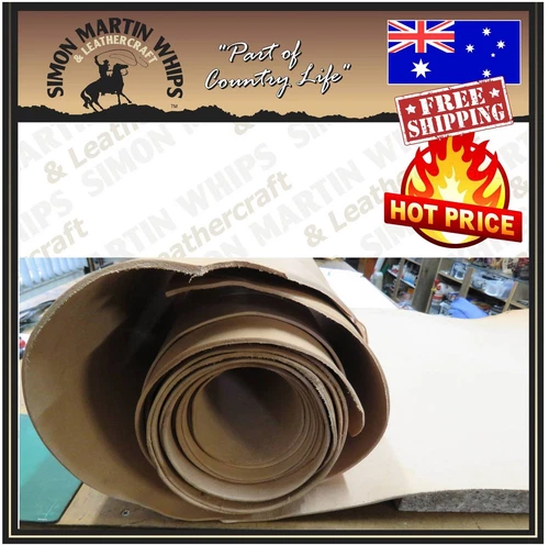 Vegetable Tanned Tooling Leather Double Shoulder Veg Natural Belt Wallet Hide