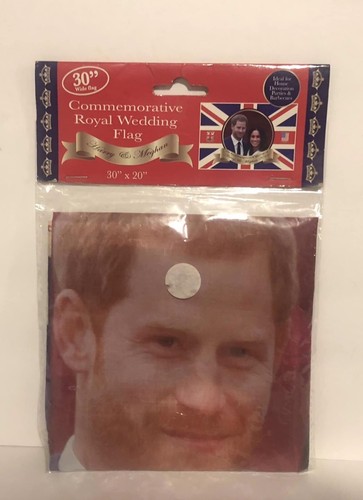 The Royal Engagement And Wedding Of Harry And Meghan 2018 Commemorative Flag - Picture 4 of 24