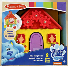 Melissa  Doug Nickelodeon Blue's Clues  You Wooden Take-Along House New