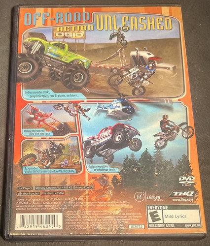 MX Unleashed - 2004 Sony Playstation 2 PS2 CIB W/Manual - Tested - Picture 2 of 4