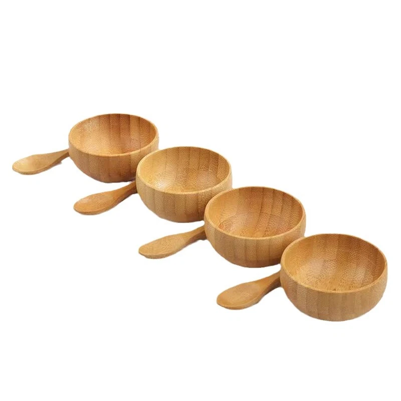 Personalizar Logo-Natural Bambú Face Pack Tazón Face Pack Cucharas Maquillaje Set Foto 2 de 4