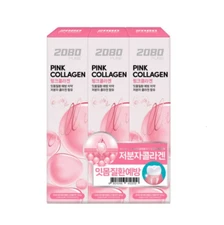 2080 Pure Pink Collagen Toothpaste 120g x 3ea Aekyung Periodontal gum care KOREA