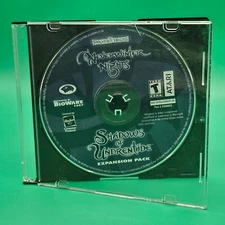 Neverwinter Nights Shadows of Undrentide Expansion Pack PC CD-ROM DISC ONLY VG