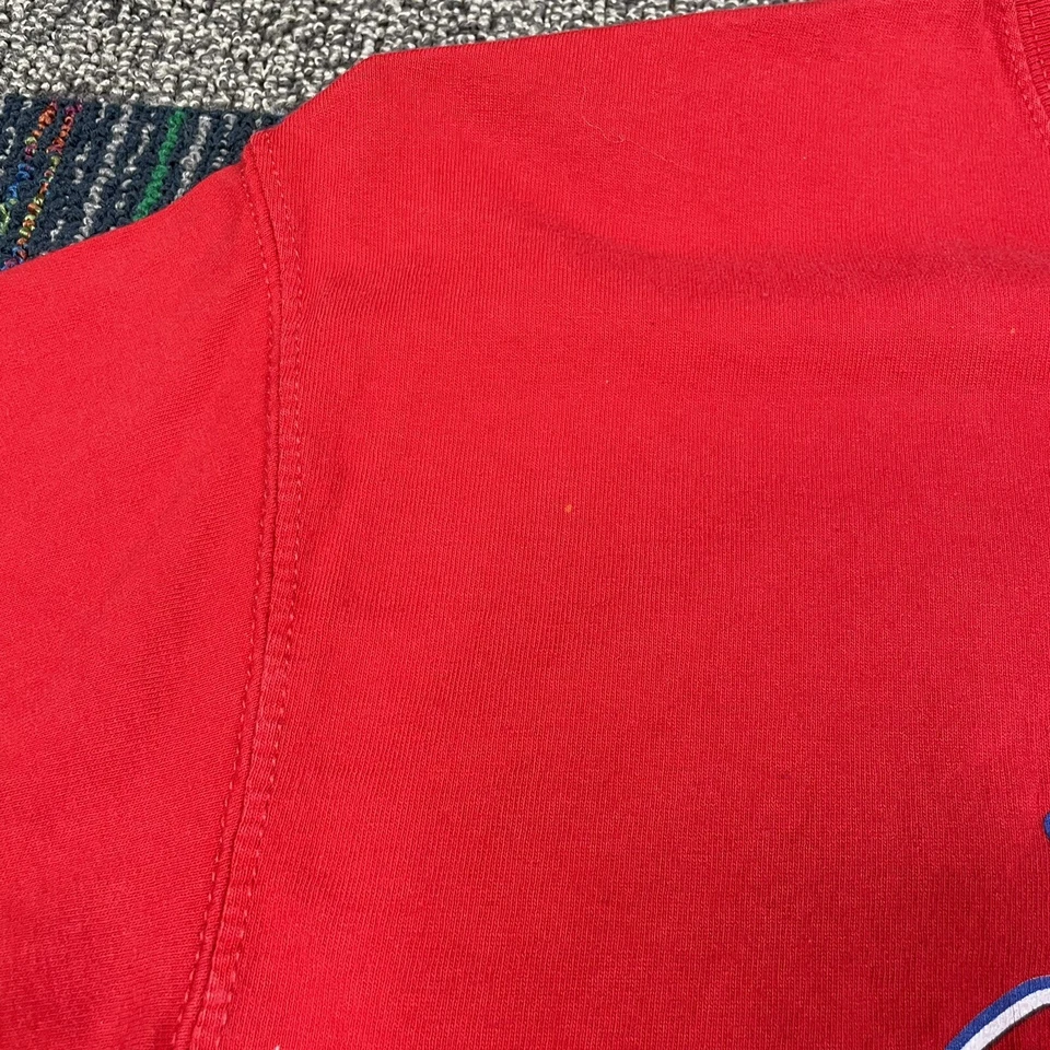 Camiseta 2008 Campeones de la Liga Nacional Philadelphia Phillies Talla XL Roja Foto 3 de 4