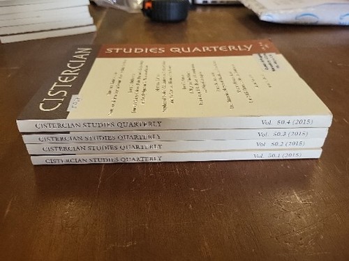 2015 Set Of 4 Cistercian Studies Quarterly Booklet Magazine Pamphlet - Picture 6 of 9