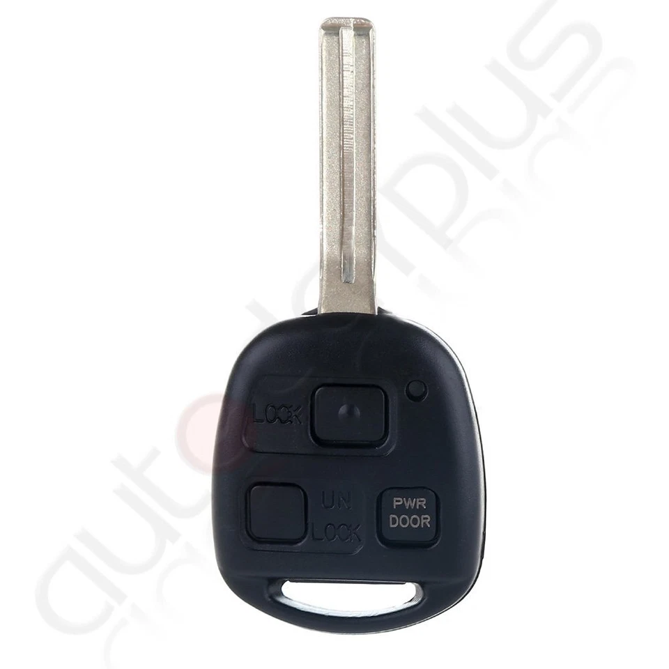 2 Llavero de coche remoto para Lexus RX330 RX350 2004 2005 2006 2007 2008 3 botones Foto 3 de 4