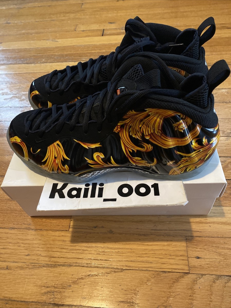 Nike Air Foamposite Supreme SP Size 12 Worn Black Used 652792