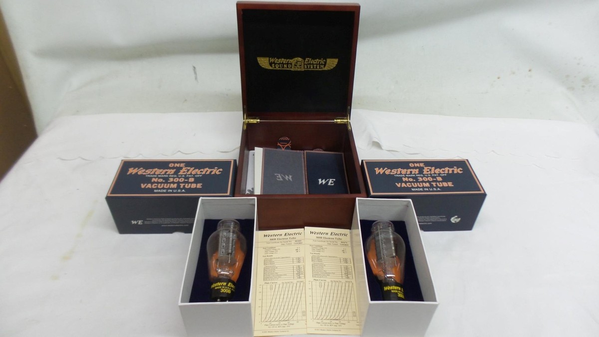 Western Electric No.300-B VACUUM TUBE 真空管（1981年製）ペア