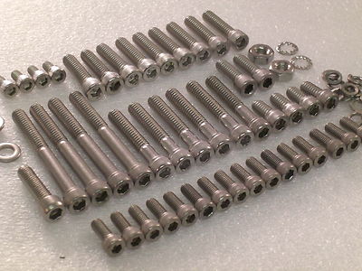 Harley Davidson Softail TC88B 2000-06 Motorabdeckungen Edelstahl UNC Inbusschraubensatz 