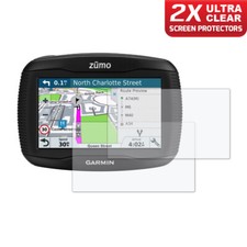 GARMIN ZUMO 390LM Protezione Schermo Cruscotto 2 x Ultra Trasparente