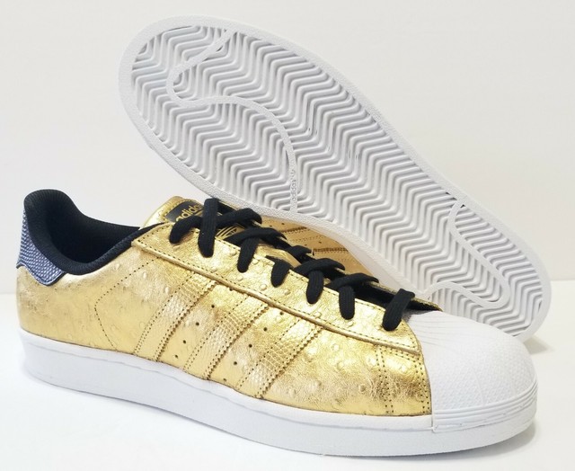 adidas superstar gold metallic