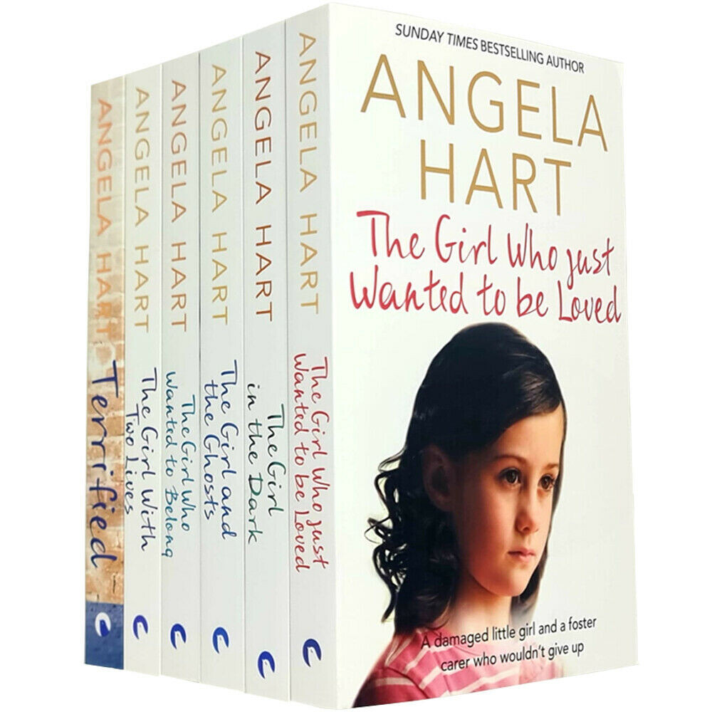 Angela Hart 6 Books Collection Set Terrified Girl and the Ghosts With Two Lives